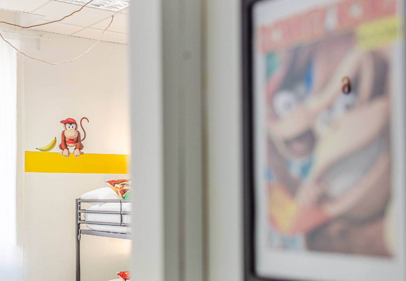 Rent by room in Livorno - Game Rooms - Donkey Kong Room