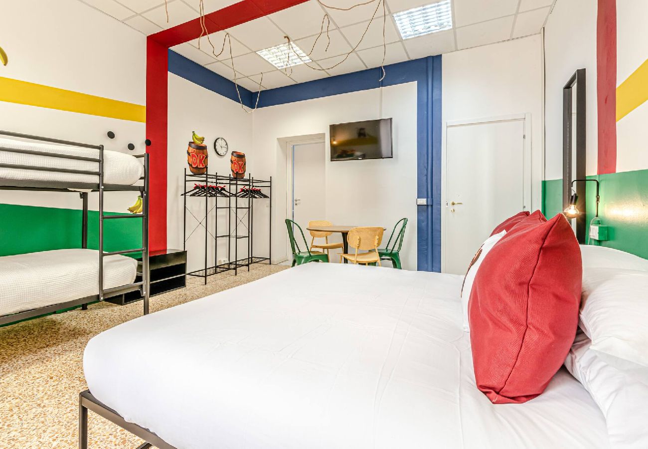 Rent by room in Livorno - Game Rooms - Donkey Kong Room