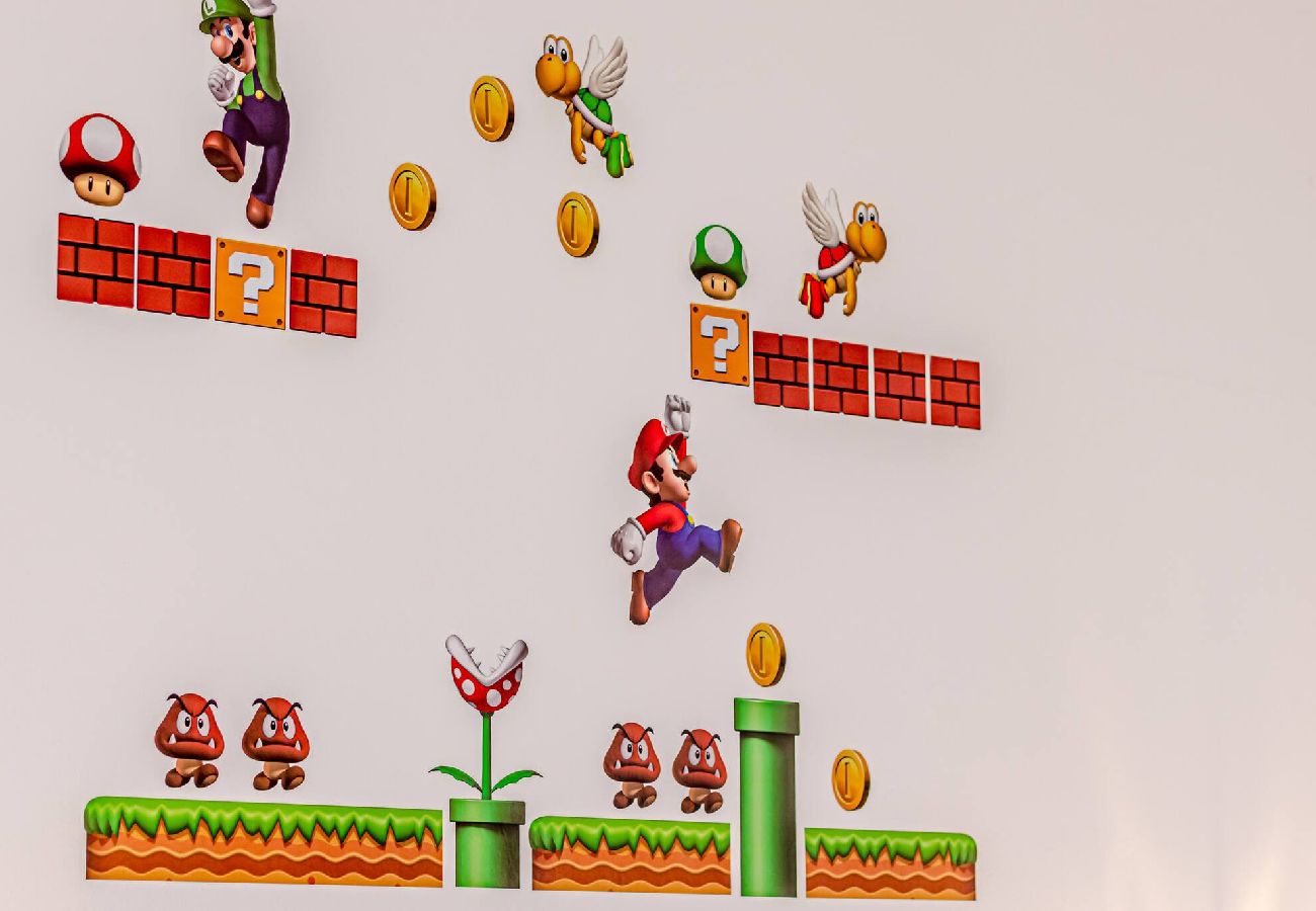 Alquiler por habitaciones en Livorno - Game Rooms - Super Mario Room
