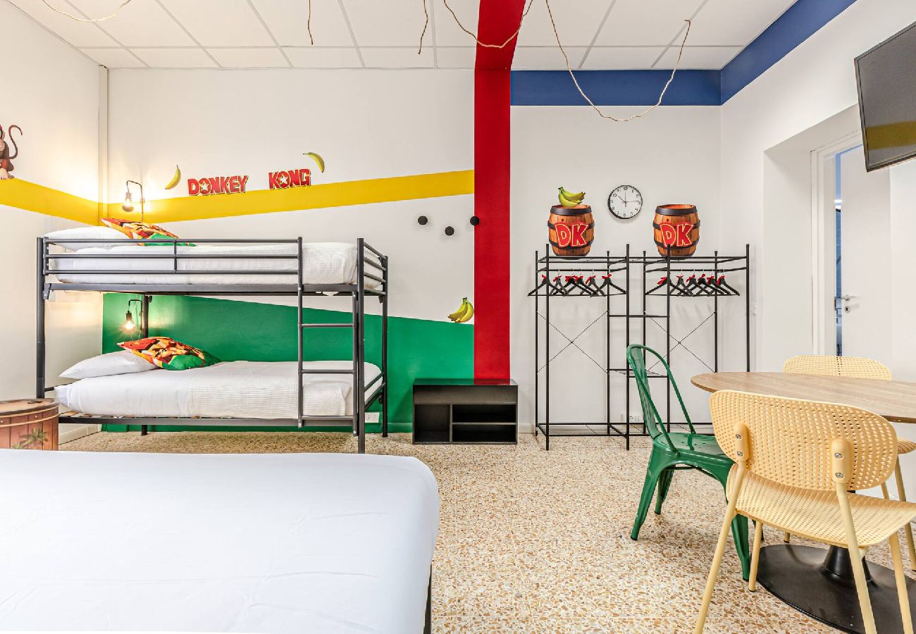Alquiler por habitaciones en Livorno - Game Rooms - Donkey Kong Room